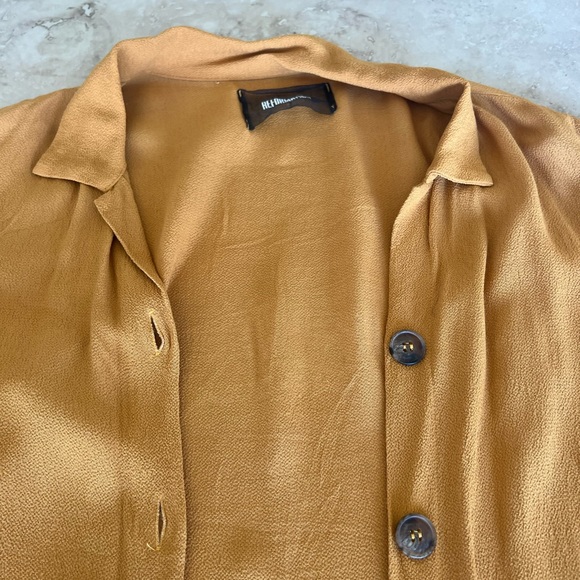 Mustard Reformation Button Down - Picture 2 of 4